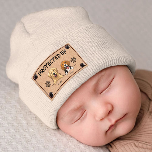 Custom Baby Beanie - Protected by (DCork)
