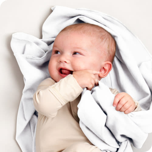 Bare Home 6-Pack Flannel Receiving Blanket - Warm and Durable - Ultra Soft - Receiving, White
