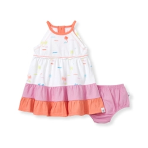 Beach Shack Organic Baby Girl Cotton Dress