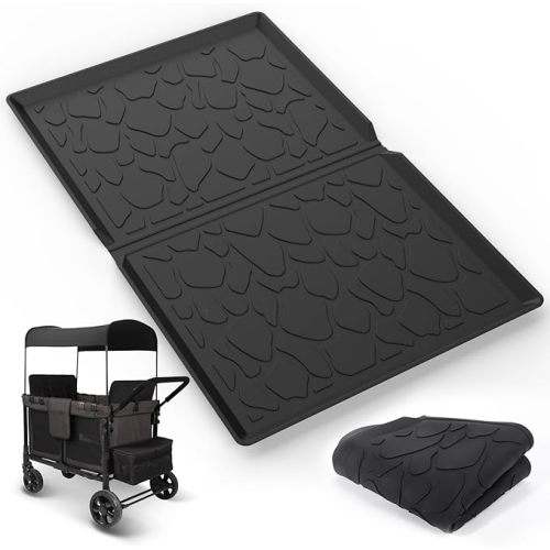 Vodolo Silicone Mat for Wonderfold Wagon W4,Luxe Accessories for Wonderfold Stroller to Protect Wagon from Sand, Dirt, and Water,Easy Clean
