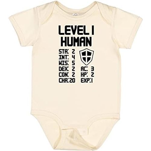 inktastic Level 1 Human Baby Bodysuit