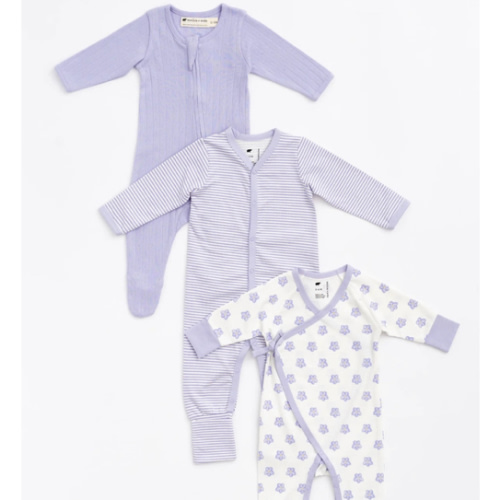 Monica + Andy - 3-Pack Organic One-Piece