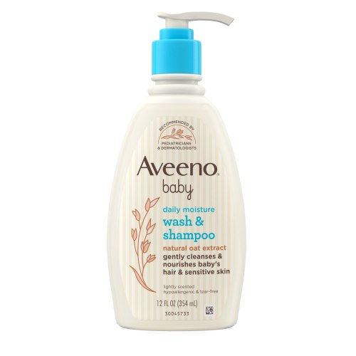 Aveeno Baby Wash & Shampoo, 12 Ounce, 18 Ounce