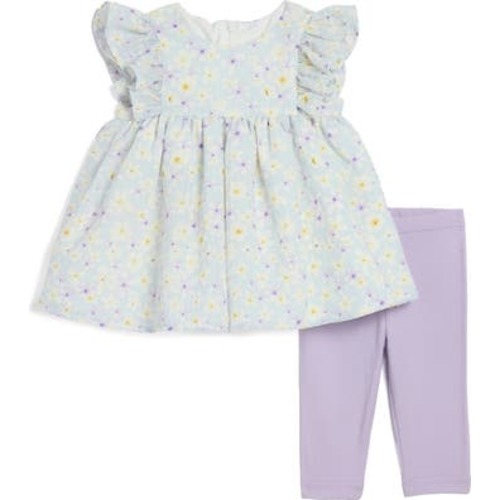 Cassidy Floral Ruffle Top & Leggings Set, 12M
