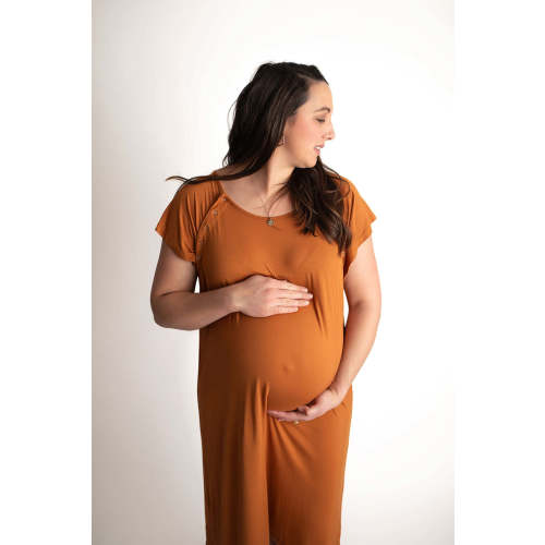 Saddle Labor & Delivery Gown | Epidural & Nursing Friendly