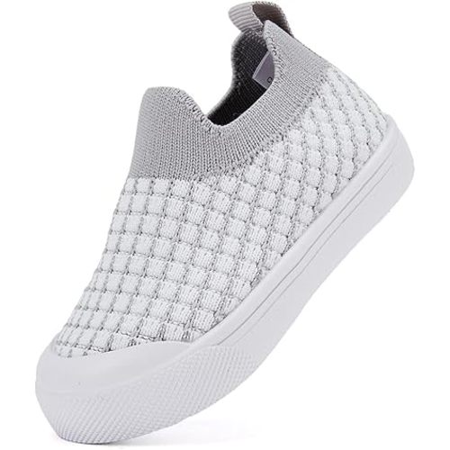BMCiTYBM Baby Sneakers Girls Boys Lightweight Breathable Mesh First Walkers Shoes 6-24 Months