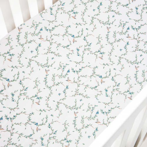 Secret Garden Crib Sheet - Ivory | Gooselings