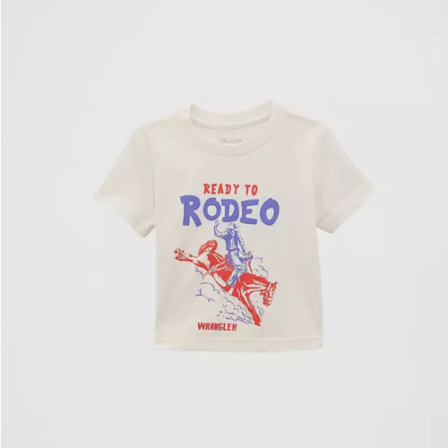 Little Boy's Short Sleeve Graphic T-Shirt | Ready to Rodeo | Wrangler®