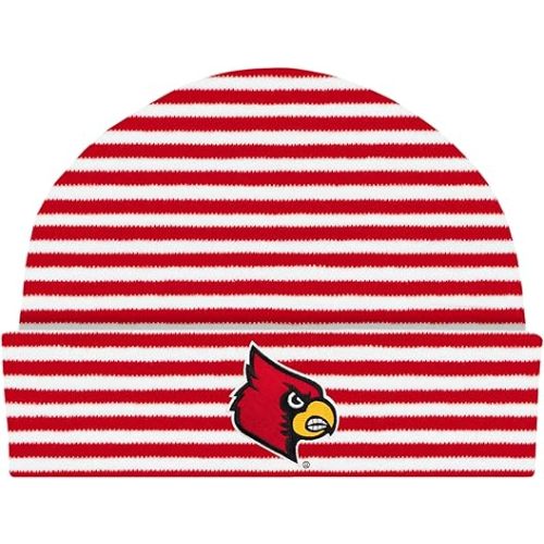 Creative Knitwear College Baby Striped Knit Cap - Team Logo, Multiple Colors for Baby Boys & Girls, (0-3 Months)