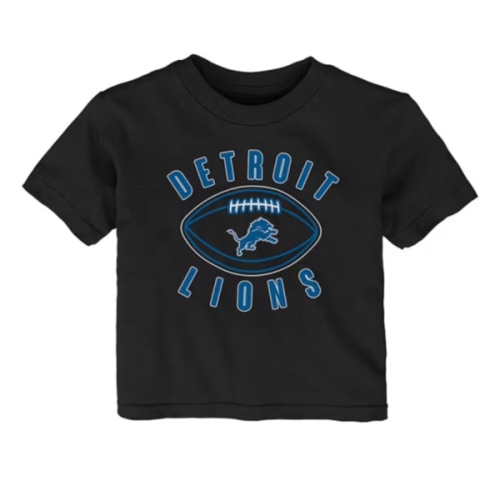 Detroit Lions Infant Mini Player Short Sleeve T-Shirt BLACK