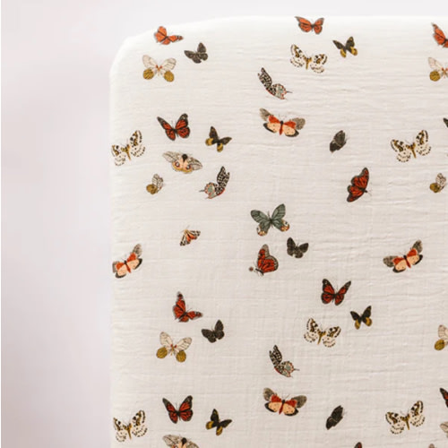 Butterfly Migration Crib Sheet