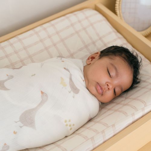 Charlie 2 pc. Farmhouse Goose Swaddles | Crane Baby