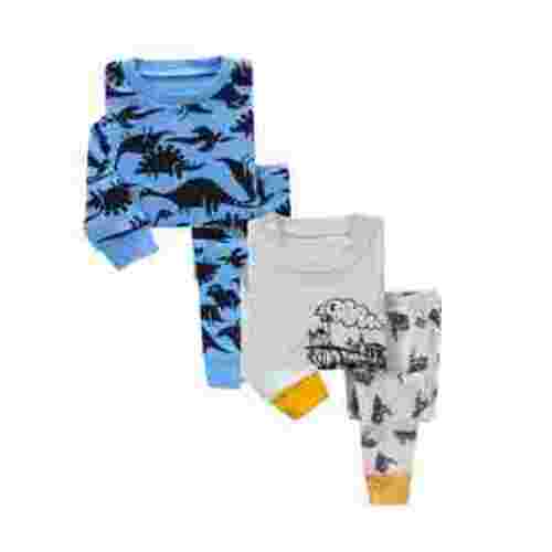 Kids Baby Toddler Boy Pajamas Pjs Clothes Sleepwear Super Soft Snug Fit - 2 Pack Size 12M to 8Y