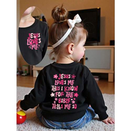 Baby Girl Slogan Sweatshirt SHEIN 12-18M