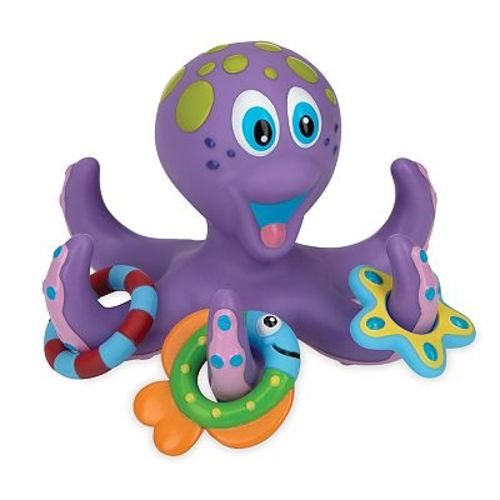 Nuby Octopus Hoopla Ring Toss Bath Toy