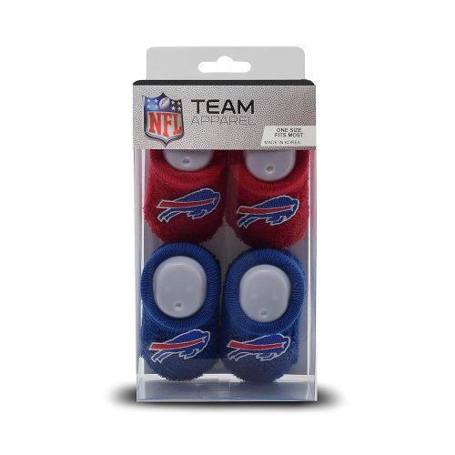 FBF Orginals Buffalo Bills Infant Bootie Socks 0-12 Months - 2 Pack