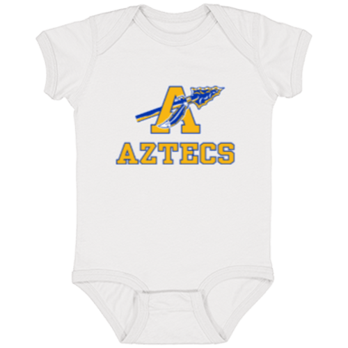 Aztec All-School Spirit Wear Rabbit Skins Infant Cotton Bodysuit