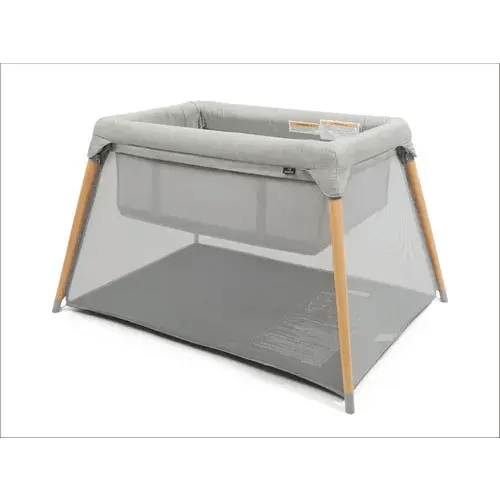 Jengo Travellite Wooden Portacot 2 In 1 Grey | Baby Bunting AU