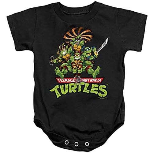 LOGOVISION TMNT Teenage Mutant Ninja Turtles Manga Turtles Unisex Infant Snap Suit for Baby