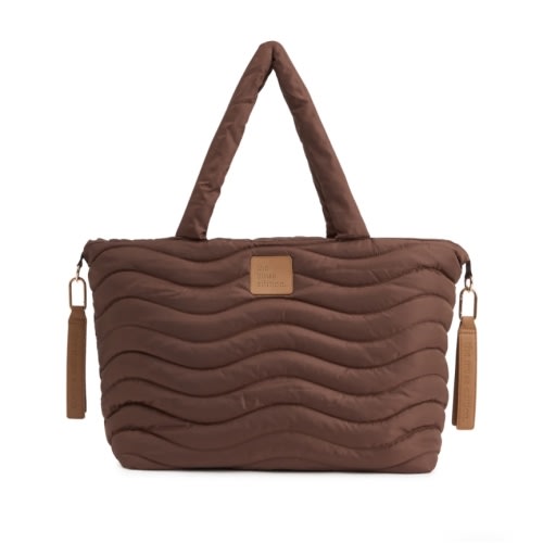 Espresso Wave Quilted Baby Bag
