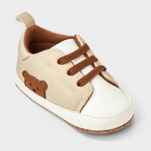 Baby Bear Tennis Crib Shoes - Cat & Jack™ Tan