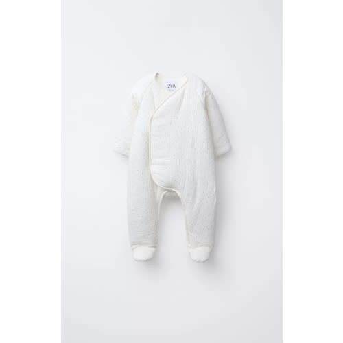 STARS PADDED TEXTURED ROMPER - Ecru | ZARA United States