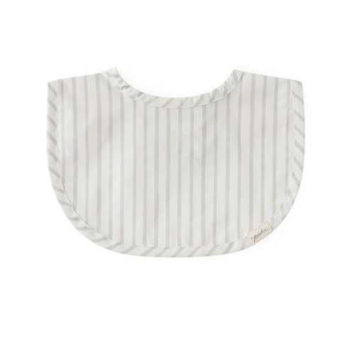 Bib | Stripes Away Pebble Grey