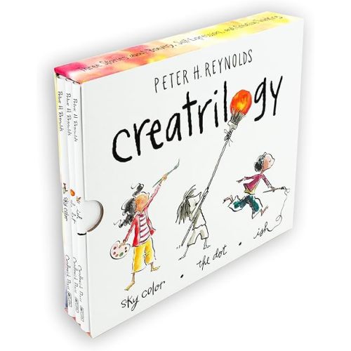 Peter Reynolds Creatrilogy Box Set (Dot, Ish, Sky Color) Hardcover – Picture Book, October 23, 2012
