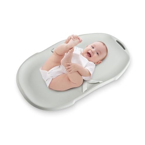 Realunisence EVA Baby Changing Pad, Soft and Breathable Portable Changing Pad for Dresser, Waterproof Wipeable Changing Mat for Diaper Changing, Changing Stations for Nursery, Grey