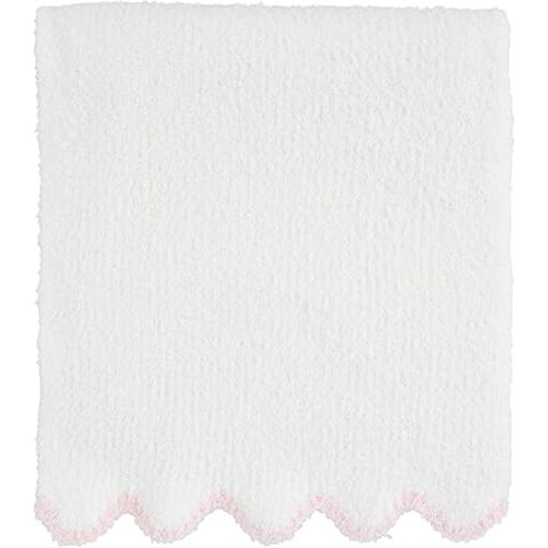 Mud Pie Kids Blue Scallop Chenille Blanket; 34" x 28"