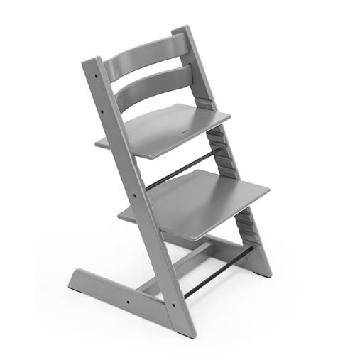 Stokke Tripp Trapp Chair, Storm Grey - Adjustable, Convertible Chair for Toddlers, Children & Adults - Convenient, Comfortable & Ergonomic - Classic Design