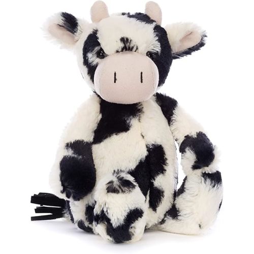 Jellycat Bashful Calf Stuffed Animal, Medium 12 inches - Farmyard Plush Toy - Classic Children's Gift