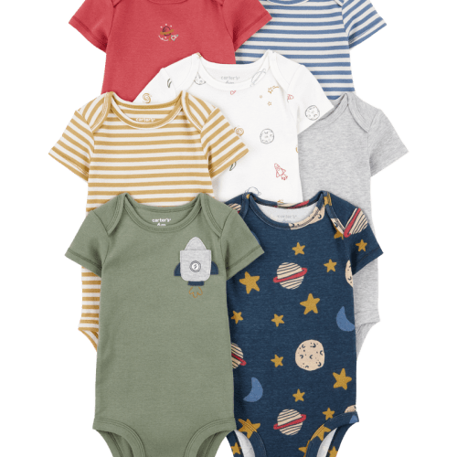 Baby Boy 7-Pack Short-Sleeve Original Bodysuits | Carter’s Oshkosh Canada