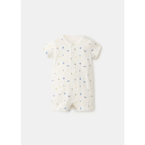 Sailor-print pajama bodysuit - Kids | MANGO USA