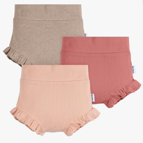 Gerber Baby Girls' 3-Pack Bubble Shorts
