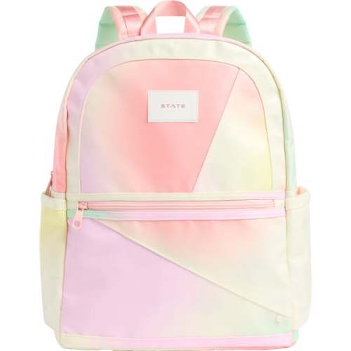 Kane Double Pocket Large Backpack, Tie Dye Patchwork
