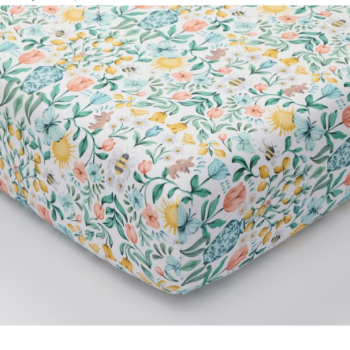 Blair Bunny Baby crib fitted sheet| Pottery Barn Kids