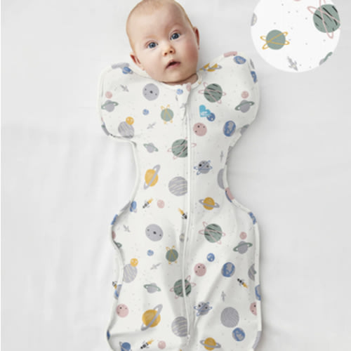 Swaddle Up™ 0.2 TOG Cotton White Space