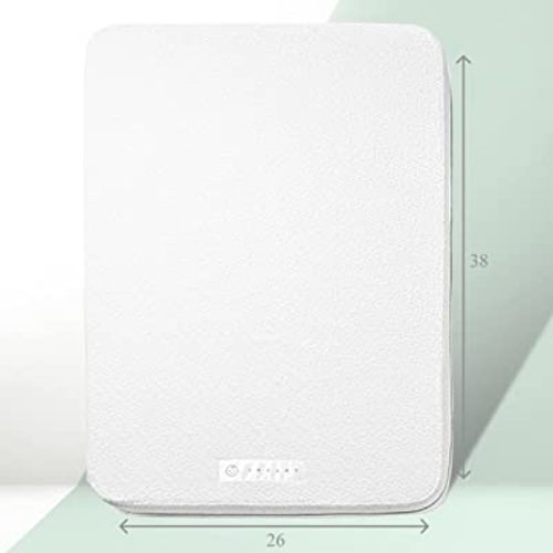 Organic Cotton Pack N Play Mattress | Dual-Sided Premium Memory Foam CertiPUR-US Portable Baby Crib Pad, Firm Side for Infants & Soft for Toddlers, Waterproof & Washable Cover, 38"x26" Playard/Playpen
