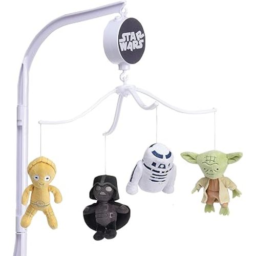 Lambs & Ivy Star Wars Classic Musical Baby Crib Mobile Soother Toy