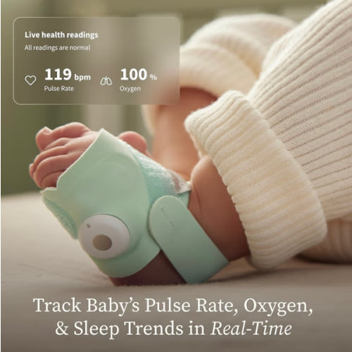 Owlet Dream Sock Smart Baby Monitor - Mint