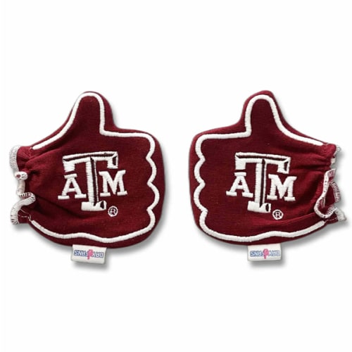 Texas A&M Gig 'Em Maroon Newborn Baby Mittens