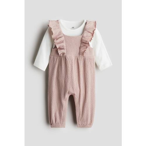 2-PIECE BODYSUIT AND OVERALL SET