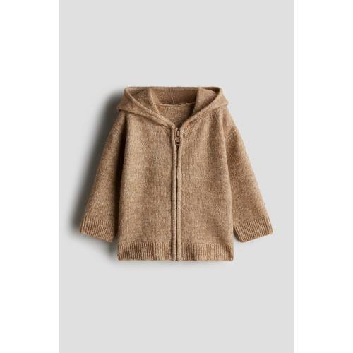 HOODED CARDIGAN WITH ZIPPER