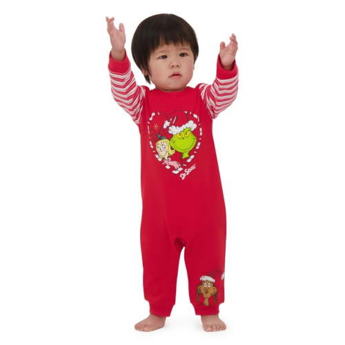 Dr.Seuss Baby Boy Grinch Printed Coverall, Sizes 0-24 Months