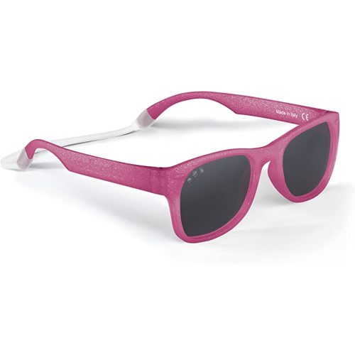 ROSHAMBO Unbreakable Baby Sunglasses with Strap BPA-free – Girls Boys 0-24 months Infants – Polarized Lens, Assembled in USA