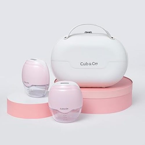 Wearable Hands-Free Breast Pump – Portable Electric Breastfeeding Pump with Multiple Suction Modes, Leakproof Design, LED Display & Travel Case – 120 Milliliters Capacity