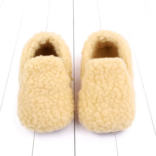 Baby Fleece Warm Solid Color Shoes