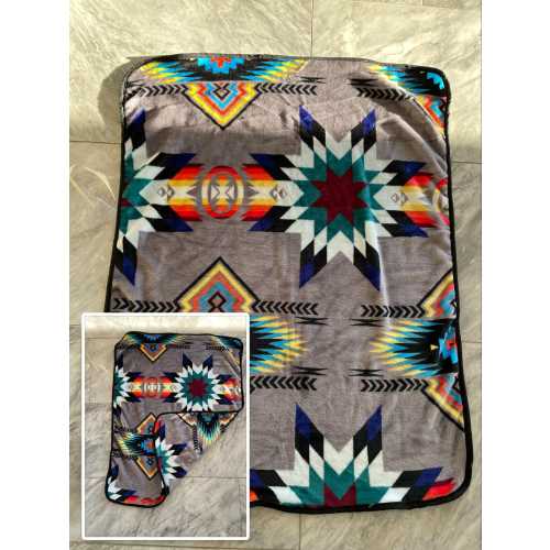 Native American Star Baby Receiving Blanket