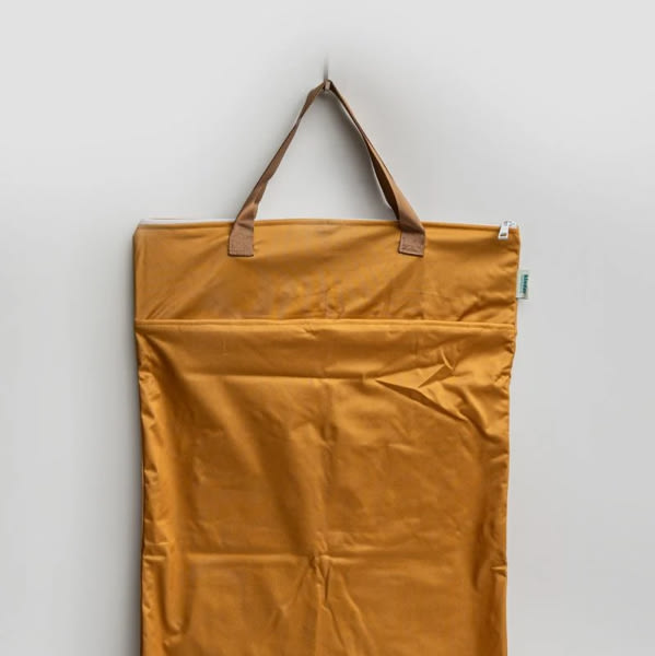 Large Zipper Hanging Wet Bag Golden